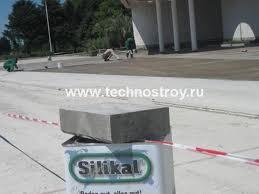 Выравнивание бетонного основания и стыков полимербетоном Silikal R 7/17